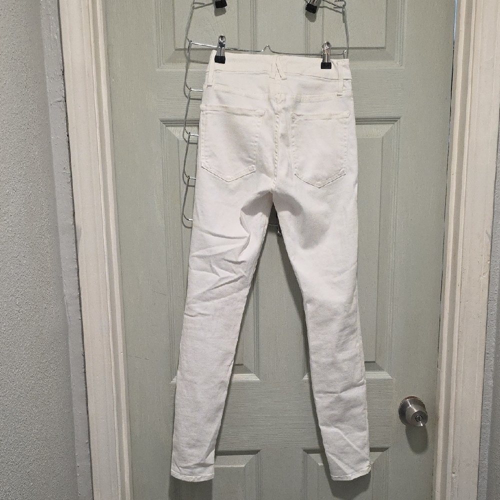 Good American Good Legs Skinny Jeans White - Picture 8 of 9